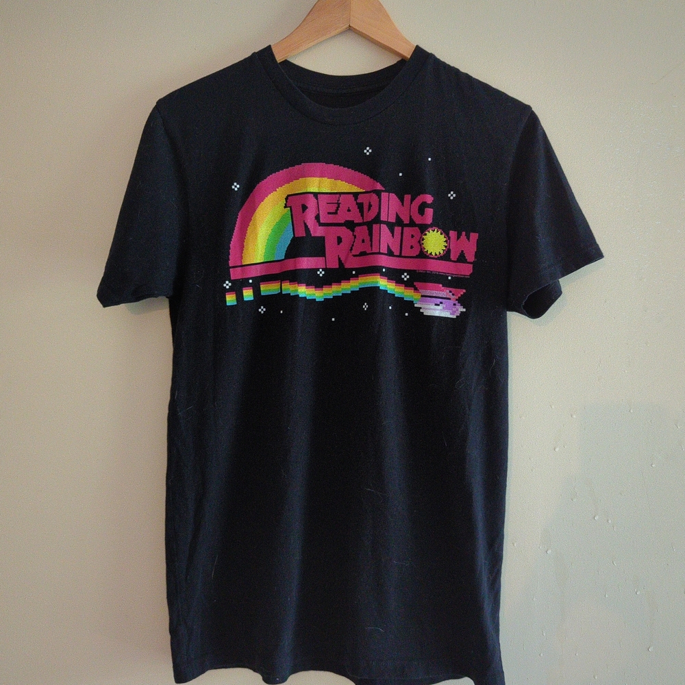 Reading Rainbow Black T-Shirt